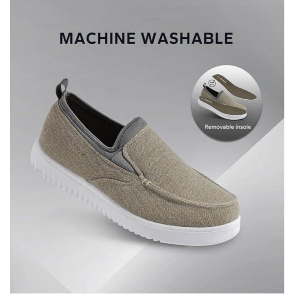 Mens 10 Casual Slip On Loafer Shoes Comfort Lightweight Flats Walking Sneakers - Picture 3 of 7